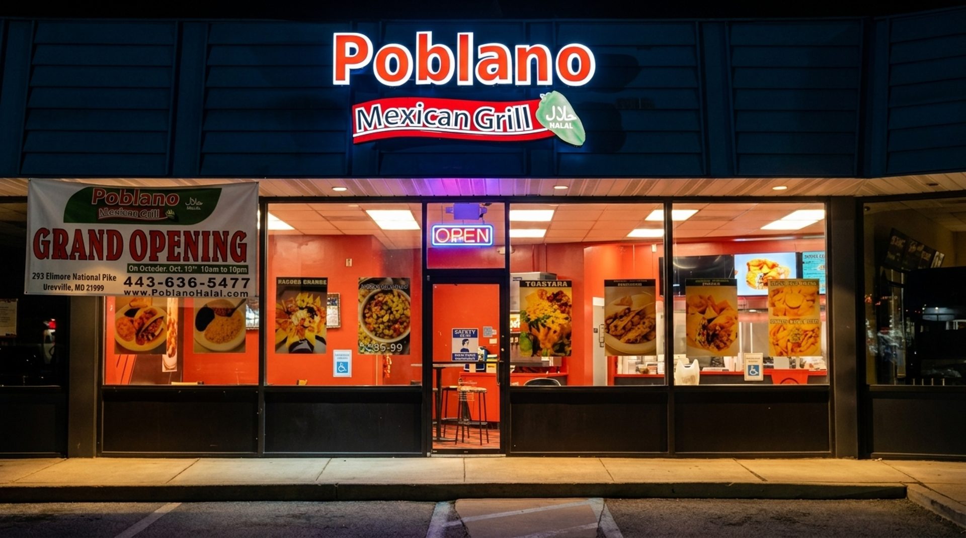 Three locations across Baltimore