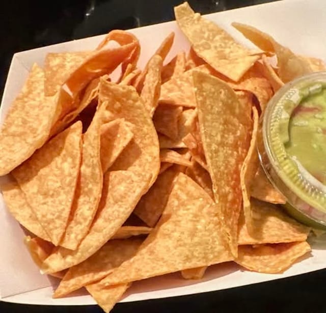 Chips and Guacamole.