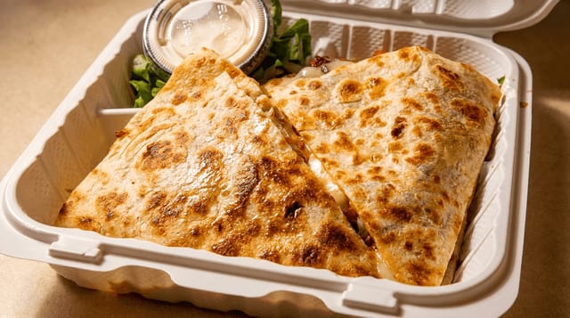 Veggie Quesadilla.