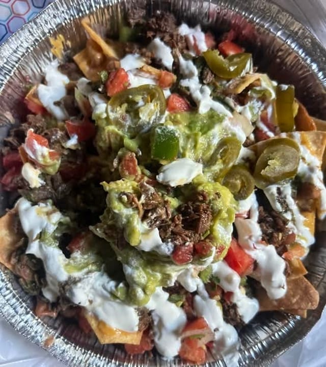 Steak Nachos Grande.