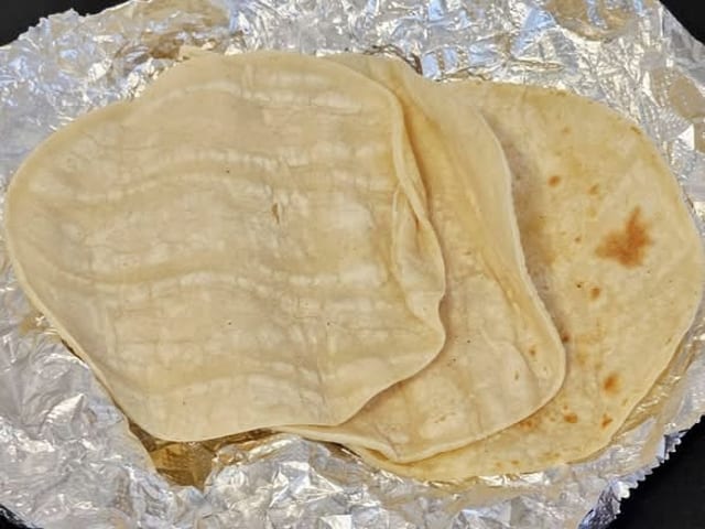 Three Corn Tortillas.