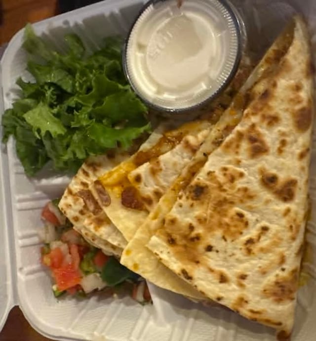 Chicken Quesadilla.