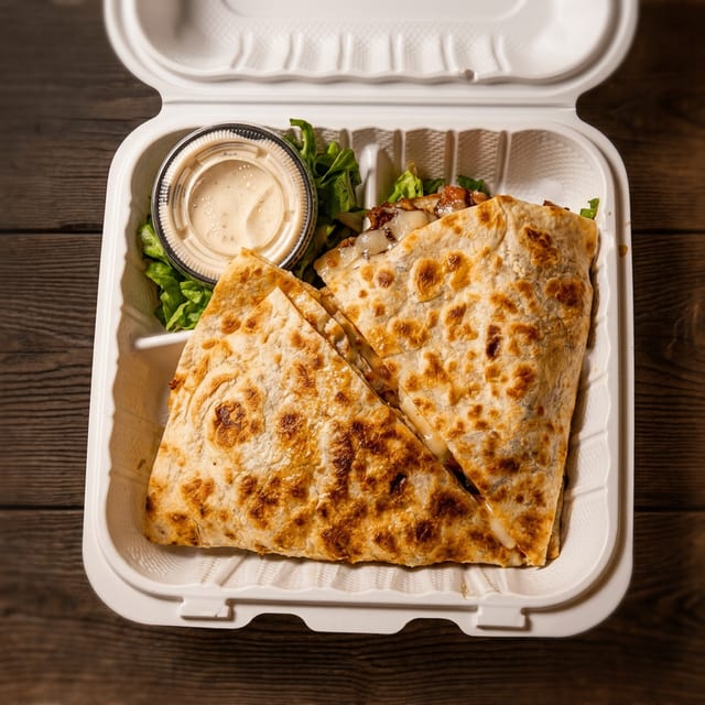 Veggie Quesadilla.