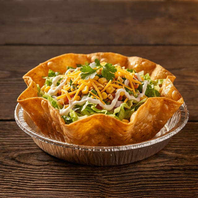 Steak Taco Shell Bowl.