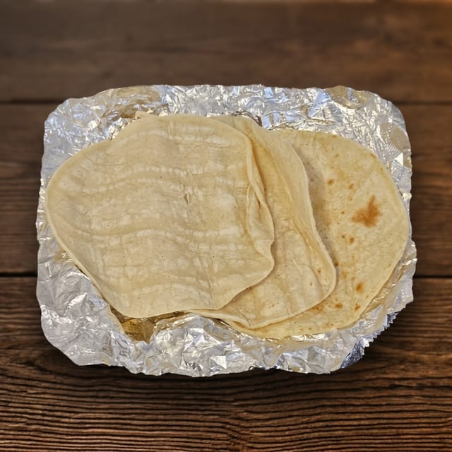 Three Corn Tortillas.
