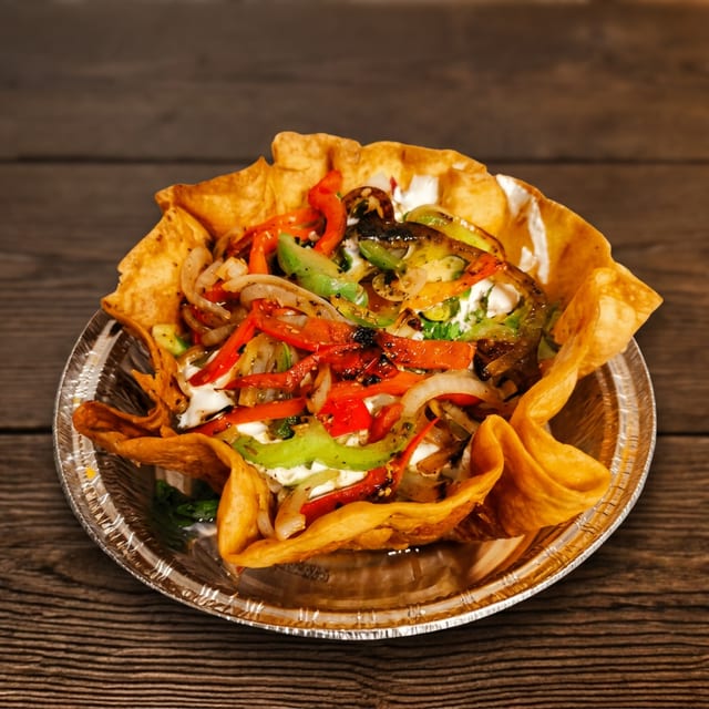 Chicken Taco Shell Bowl.