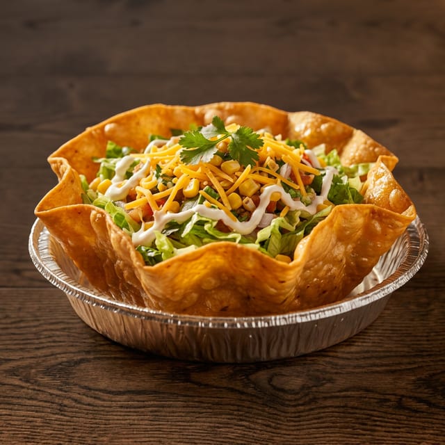 Steak Taco Shell Bowl.