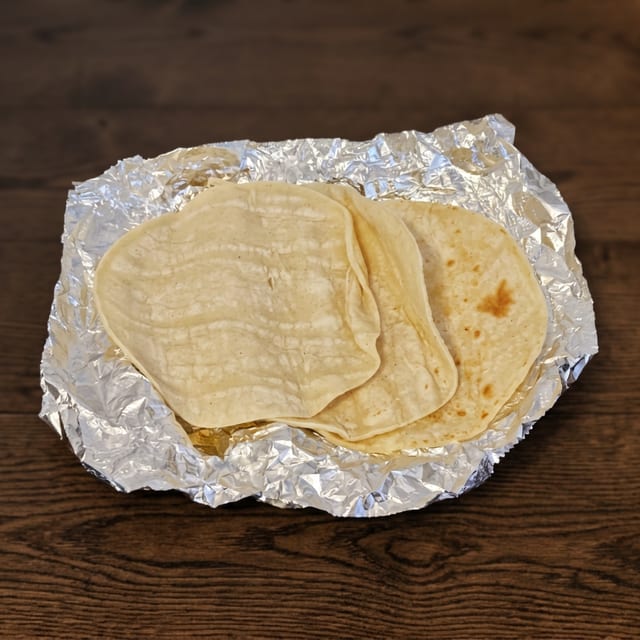 Three Corn Tortillas.