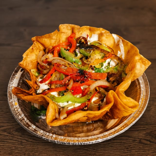 Chicken Taco Shell Bowl.