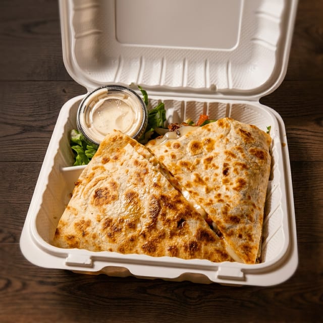 Veggie Quesadilla.